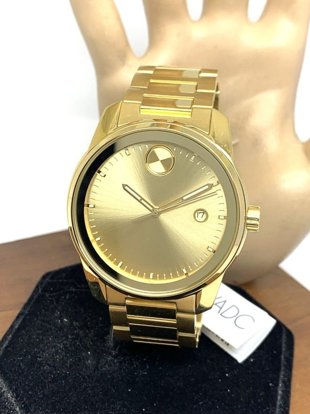 Movado Men's Watch 3600861 Bold Swiss Quartz Gold Tone Stainless Steel 42mm